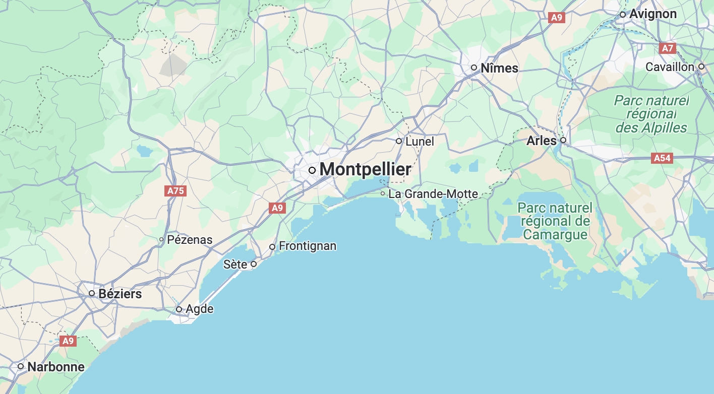 Carte des magasins BRL